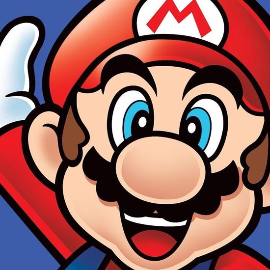 Collector Print NINTENDO - Canvas 40X40 - Super Mario : Mario