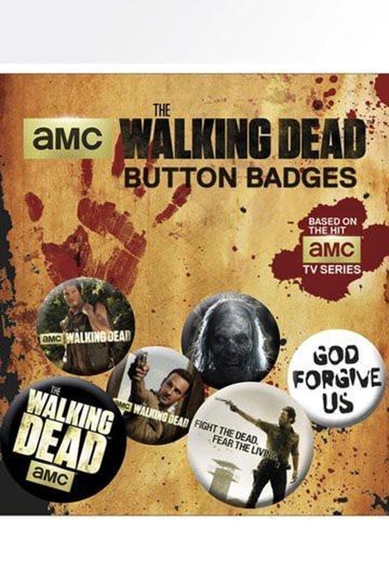 Button Badges: The Walking Dead