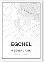 Poster/plattegrond EGCHEL - 30x40cm