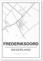 Poster/plattegrond FREDERIKSOORD - A4