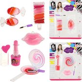 Glamour Girlz Lipgloss/ Lipstick Snoepje make-up setje - 1 setje assorti uitgeleverd