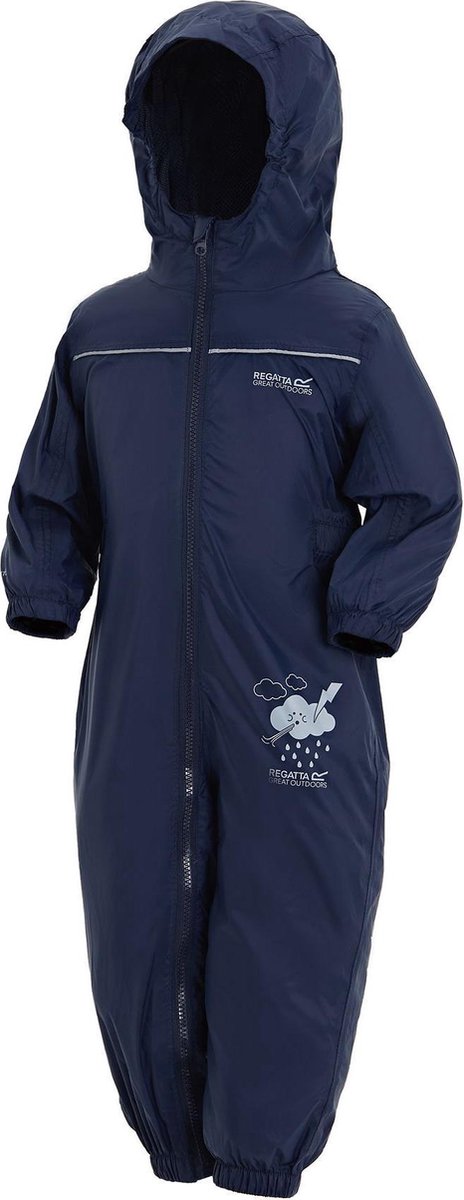 Het Regatta Puddle IV regenpak - kinderen - waterdicht - ademend - Blauw