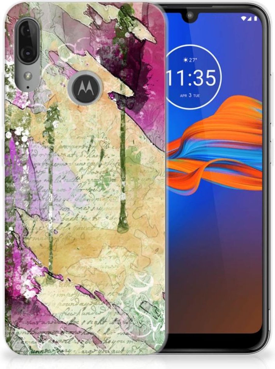 Hoesje maken Motorola Moto E6 Plus Letter Painting