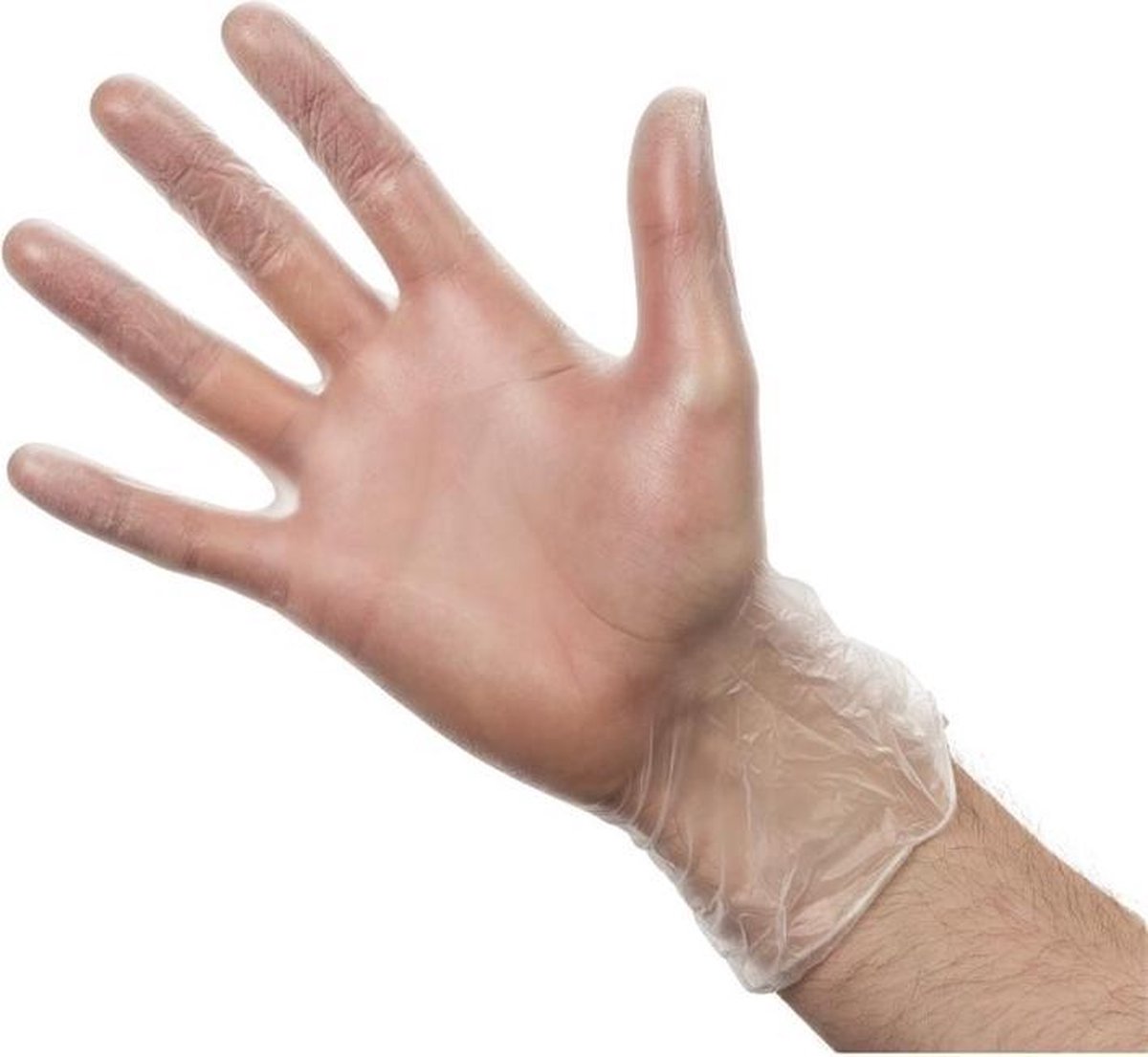 Goedkoopste Vogue vinyl handschoenen transparant gepoederd