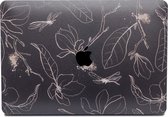 Lunso Geschikt voor MacBook Pro 13 inch (2016-2019) cover hoes - case - Dragonfly Black