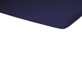 Polydaun - Hoeslaken - Splittopper - Jersey - 140/160 x 200/220 cm - Donkerblauw