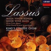 Lassus: Missa Vinum Bonum; Missa Triste départ; Missa Quand'io pens'al martire