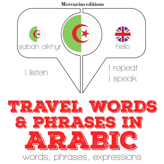 Travel words and phrases in Arabic - cover