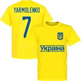 Oekraïne Yarmolenko Team T-Shirt 2020-2021 - Geel - XXL