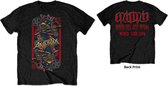 Anthrax Heren Tshirt -L- Evil King World Tour 2018 Zwart