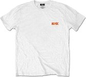 AC/DC - Logo Heren T-shirt - XL - Wit