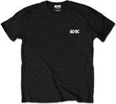 AC/DC Heren Tshirt -M- Black Ice Zwart