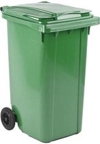 Container 240 liter groen 2 wielen GFT container