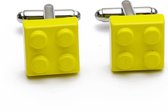 Boutons de manchette - Lego Lego brique jaune