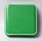 Praatknop met afbeelding - vierkant- groen