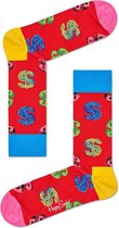 Happy Socks Andy Warhol Dollar Sokken - Rood - Maat 36-40