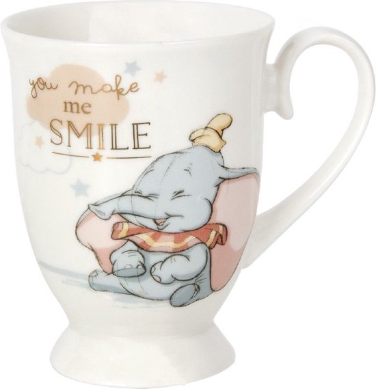 Disney Widdop & Co. Mug You Make Me Smile / Dumbo 11 cm | bol.com