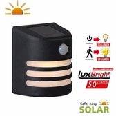 Luxbright Solar LED-wandlamp voor de tuin met PIR bewegingssensor Gap