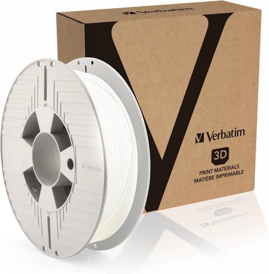 Verbatim 55510 Filament 1.75 mm 500 g Wit 1 stuk(s)