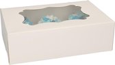 FunCakes Cupcake Doos 6 - Blanco pk/3