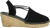 Toni Pons Tremp Dames Espadrilles met sleehak - Zwart - Maat 41