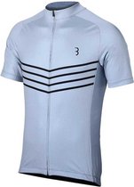 BBB Cycling ComfortFit Fietsshirt Heren - Wielrenshirt met Korte Mouwen - Comfortabel en Sneldrogend Wielershirt - Grijs - Maat L - BBW-250