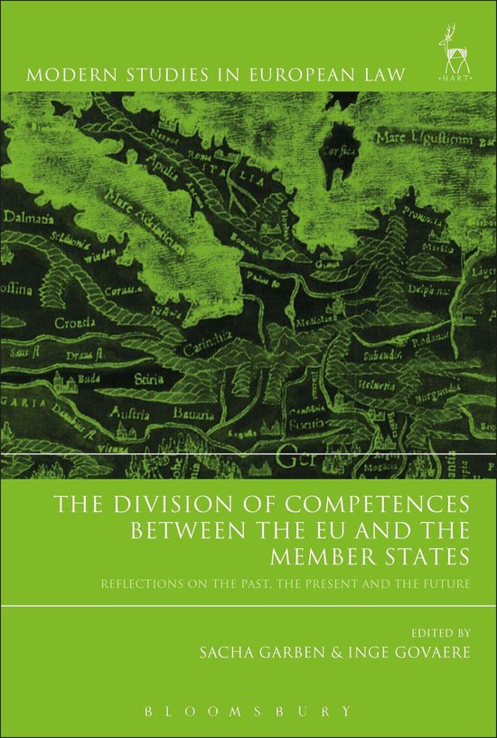Modern Studies in European Law - The Division of Competences ... - cover