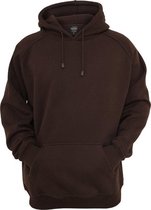 Heren hoodie extra dik en zacht Blank Hoody bruin