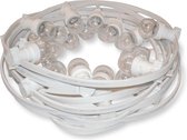 Prikkabel Wit - 50 meter met 50 fittingen | Heldere warm witte LEDlampen - feestverlichting