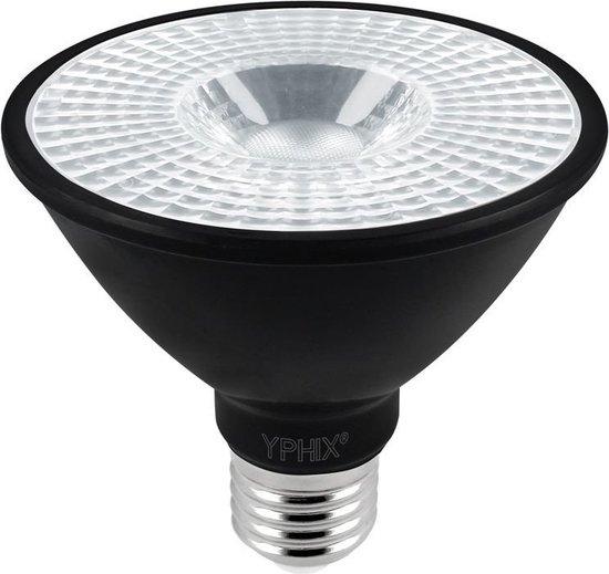 E27 LED lamp Pollux Par 30 11W 3000K dimbaar zwart | bol.com