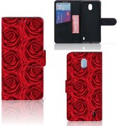 Nokia 1 Plus Hoesje Rood Rose