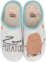 Hot Potatoes Pantoffels grijs - Maat 40/41
