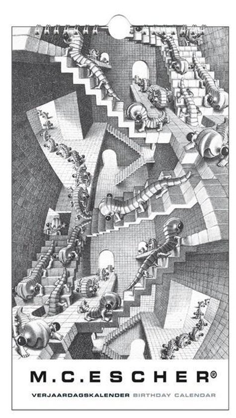 Verjaardagskalender M.C. Escher, House of Stairs