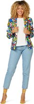 OppoSuits - Super Mario™ Blazer - Dames Carnavals Jasje - Maat 34 - Multicolor
