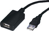 ROLINE Aktieve USB 2.0 verlengkabel, zwart 5m