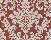 TRADITIONEEL BAROK ORNAMENTEN BEHANG - Metallic Rood Beige - AS Creation Trendwall