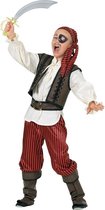 Rubie's Verkleedkostuum Piraat Junior Maat 152 Rood/zwart/wit/bruin