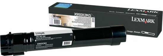 Lexmark X950X2KG - Tonercartridge Zwart - Hoge capaciteit