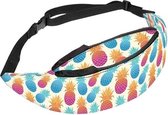 Ananas print heuptasje/schoudertasje voor meisjes/dames - Festival fanny pack/bum bag