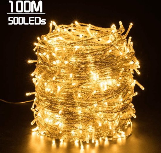 LED Lichtketting 500 LEDs 100m dimbaar met 8 modi voor binnen en buiten  |... | bol.com