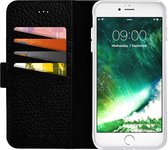 Senza Exquisite Leather Wallet Apple iPhone 7 Plus / 8 Plus Intense Black