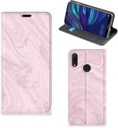 Huawei Y7 hoesje Y7 Pro (2019) Standcase Marble Roze