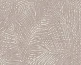 BEIGE CREME PALMBLADEREN BEHANG - AS Creation Sumatra