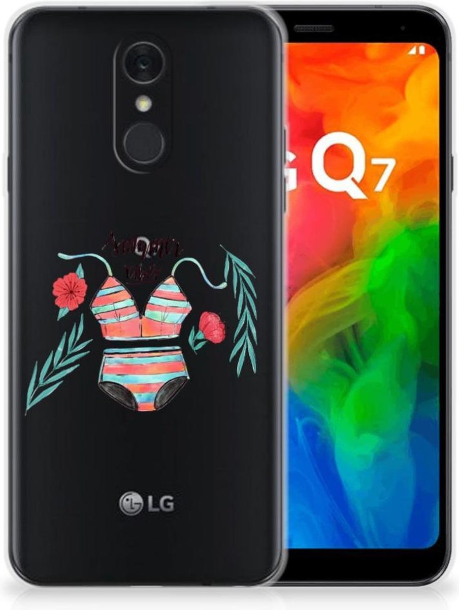 LG Q7 Telefoonhoesje met Naam Boho Summer