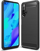 Rugged TPU hoesje voor Huawei Nova 5T - zwart