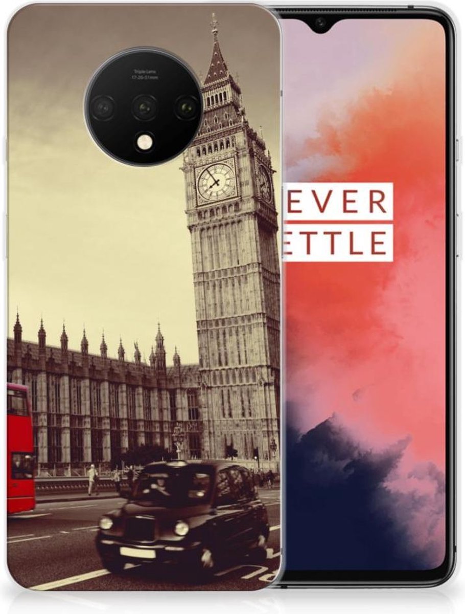 OnePlus 7T Siliconen Back Cover Londen
