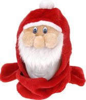 KOOPMAN - Kerstman muts met sjaal voor volwassenen - Hoeden > Mutsen