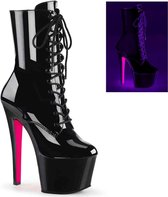 Pleaser Plateau Laarzen, Paaldans schoenen -39 Shoes- SKY-1020TT Paaldans schoenen Zwart/Roze