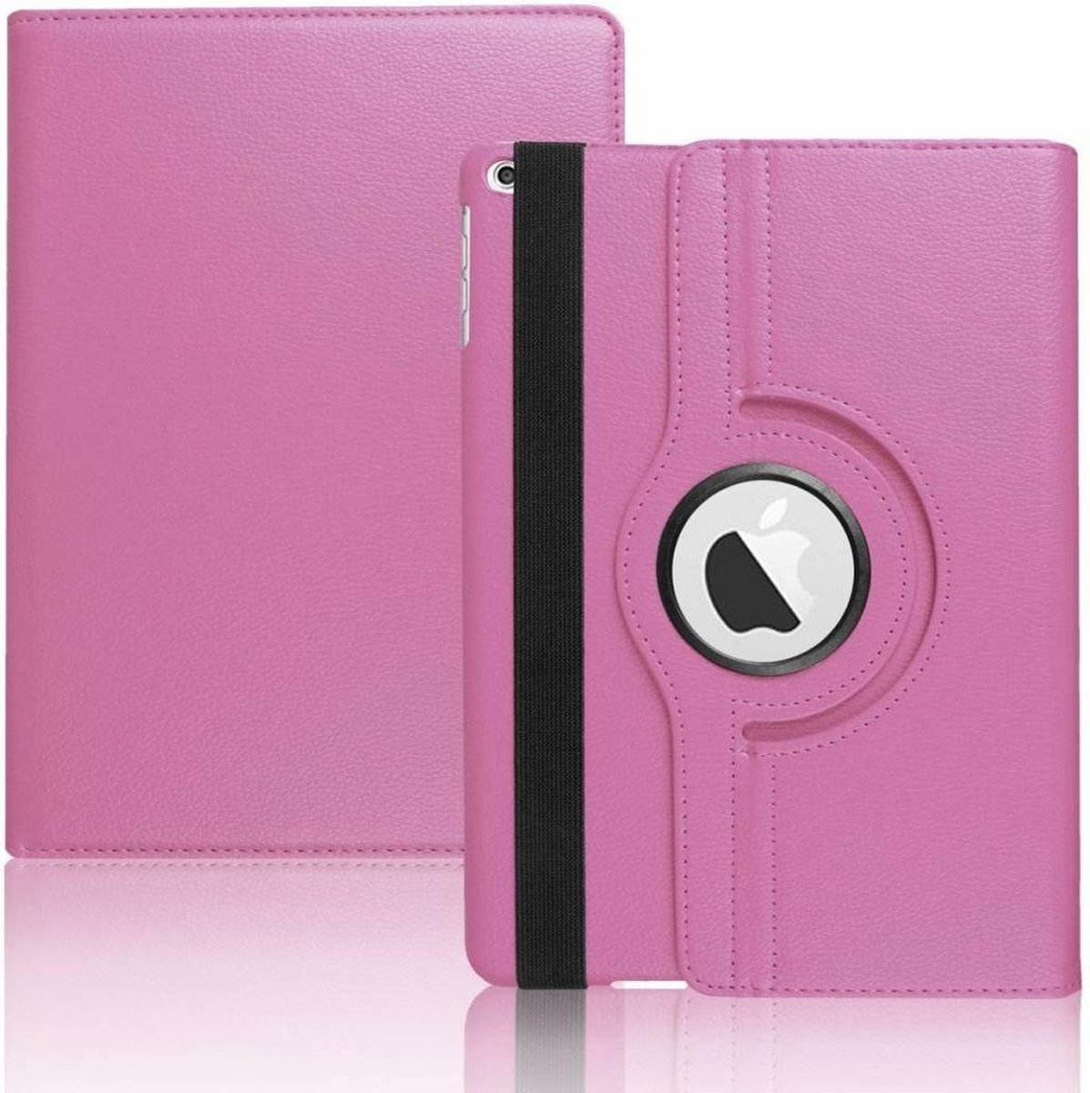 Apple iPad 9.7 (2018) hoesje 360° draaibaar Licht Roze