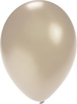 ballon metallic zilver 5 inch per 1